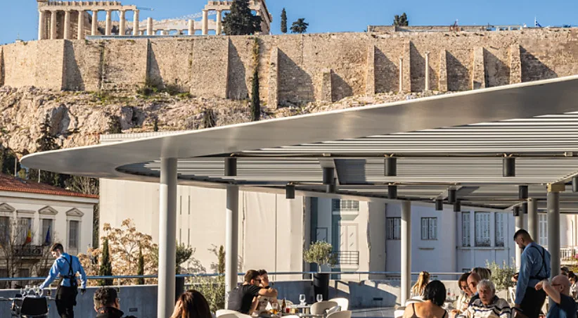 acropolis-museum4_822x452 The ground floor café at the Acropolis Museum